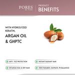 Buy PORES Be Pure Keratin Shampoo With Argan Oil & GHPTC For Dry Frizzy Hair & Tangle Free |Soft, Smooth & Shiny Hair Sulphate Free Shampoo For Women & Men - 250 Ml - Purplle