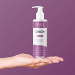Buy PORES Be Pure Onion Shampoo With Redensyl | Hair Fall Control & Promotes Hair Growth | Sulphate Free Shampoo for Women & Men - 250 Ml - Purplle