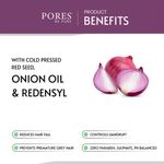 Buy PORES Be Pure Onion Shampoo With Redensyl | Hair Fall Control & Promotes Hair Growth | Sulphate Free Shampoo for Women & Men - 250 Ml - Purplle
