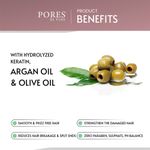 Buy PORES Be Pure Keratin Hair Conditioner with Argan Oil & Olive Oil for Dry, Frizzy & Tangle Free Hairs | Soft, Smooth & Shiny Deep Conditioner for Women & Men - 250 Ml - Purplle