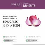 Buy PORES Be Pure Onion Hair Fall Control Hair Mask With Red Seed Onion Oil, Fenugreek & Chia Seed For Strong Hair | All Hair Types - 200 gm - Purplle