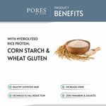 Buy PORES Be Pure Rice Water Hair Mask With Hydrolysed Rice Protein, Corn Starch & Wheat Gluten for Strong & Tangle Free Hairs | Soft, Smooth & Shiny Masque For Women & Men | Chemical Free - 200 gm - Purplle