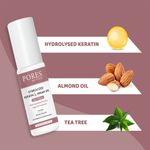 Buy PORES BE PURE Hair Serum with Argan Oil, Keratin & Almond Oil for Dry, Frizzy & Tangle Free Hairs | Soft, Smooth & Shiny Hair | Suitable for All Hair Types - 100 Ml - Purplle