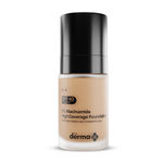 Buy The Derma Co. 2% Niacinamide High Coverage Foundation With 1% Hyaluronic Acid & SPF 40 PA+++ for 12 Hour Long Stay - 05 Peach - 30 ml - Purplle