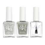 Buy NAILS & MORE: Enhance Your Style with Long Lasting in HV - HD Glitted RL - Top Coat Glossy Set of 3 - Purplle