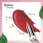 Buy Organic Harvest Moisture Matte Lipstick - Beetroot Red, 4 gm - Purplle