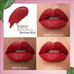 Buy Organic Harvest Moisture Matte Lipstick - Beetroot Red, 4 gm - Purplle