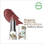 Buy Organic Harvest Moisture Matte Lipstick - Mulberry Mauve, 4 gm - Purplle