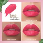Buy Organic Harvest Moisture Matte Lipstick - Pink Sakura, 4 gm - Purplle