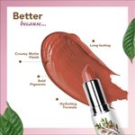 Buy Organic Harvest Moisture Matte Lipstick - Rosewood Brown, 4 gm - Purplle