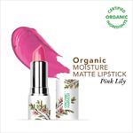 Buy Organic Harvest Moisture Matte Lipstick - Pink Lily, 4 gm - Purplle
