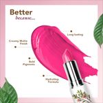 Buy Organic Harvest Moisture Matte Lipstick - Pink Peony, 4 gm - Purplle