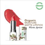 Buy Organic Harvest Moisture Matte Lipstick - Warm Apricot, 4 gm - Purplle