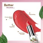 Buy Organic Harvest Moisture Matte Lipstick - Warm Apricot, 4 gm - Purplle