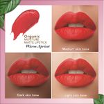 Buy Organic Harvest Moisture Matte Lipstick - Warm Apricot, 4 gm - Purplle