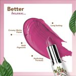 Buy Organic Harvest Moisture Matte Lipstick - Red Wine, 4 gm - Purplle