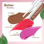 Buy Organic Harvest Velvet Matte Liquid Lipstick - Cinnamon Brown, 2.6 ml - Purplle