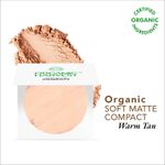 Buy Organic Harvest Soft Matte Compact -Warm Tan, 9 gm - Purplle