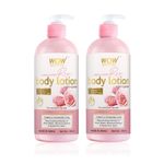 Buy WOW Skin Science Himalayan Rose Body Lotion For Light Hydration - Normal To Oily Skin - with Rose Water, Beetroot Extract - 400mL (Pack of 2) - Purplle