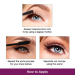 Buy Lotus Herbals Black Maxlash Volumnising Botanical Waterproof Mascara Black | Smudge Proof | Vitamin E | 4 gm - Purplle