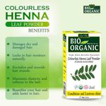 Buy Indus Valley Bio Organic 100% Pure Colourless Henna Leaf Powder (100 gm) - Purplle