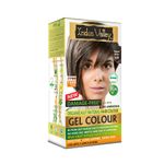 Buy Indus Valley Organically Natural Gel Hair Colour Medium Brown 4.00 (190 gm) And Get Light Day Cream (50 ml)Free - Purplle