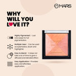 Buy MARS Baked Blusher and Highlighter | Radiant,Glowy & Long lasting Blusher & Highlighter Pallete for Face Makeup (6 gm) (SHADE-01) - Purplle