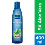 Buy Parachute Advansed Aloe Vera Enriched Coconut Hair Oil GOLD | 5X Aloe Vera with Coconut Oil| Makes hair Sooperr soft | 400ml - Purplle