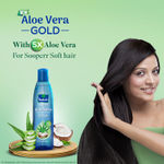 Buy Parachute Advansed Aloe Vera Enriched Coconut Hair Oil GOLD | 5X Aloe Vera with Coconut Oil| Makes hair Sooperr soft | 400ml - Purplle