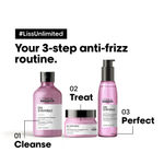 Buy L'Oreal Professionnel Serie Expert Liss Unlimited Shampoo + Liss Unlimited Mask|With Pro-Keratin Complex (250 ml +250 gm) - Purplle