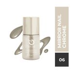 Buy Mattlook Shine Like Mirror Nail Chrome, Dull-Silver-B (12ml) - Purplle