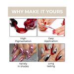Buy Mattlook Shine Like Mirror Nail Chrome, Dull-Silver-B (12ml) - Purplle