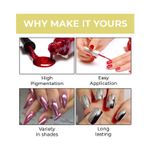 Buy Mattlook Shine Like Mirror Nail Chrome, Gold-B (12ml) - Purplle