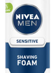 Buy Nivea Men Sensitive Shaving Foam 200 ml 50 ml Free250 ml - Purplle