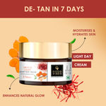 Buy Good Vibes De-tan Ubtan Light Day and Night Cream Combo: Protect and Nourish Your Skin (50 gm) - Purplle