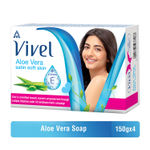 Buy Vivel Aloe Vera Bathing Soap with Vitamin E for Soft, Glowing skin|Refreshing Fragrance|Combo Pack 150g - Purplle