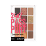 Buy Swiss Beauty 24/7 Passport Eyeshadow Palette for Eyes | Long-Lasting | 12 Shades in 1| Smooth & Blendable 02-Late Nights - Night (10.5 gm) - Purplle
