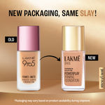 Buy Lakme 9 To 5 Primer + Matte Perfect Cover Foundation - Warm Sand W160 (25 ml) - Purplle