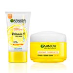 Buy Garnier Bright Complete ( Bright Complete Face serum cream UV, 45 g+ Bright Complete Facewash, 150g) - Combo Pack - Purplle