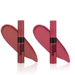 Buy Maybelline New York Sensational Liquid Matte Lipstick 21 Nude Nuance (7 ml)+Touch of Spice (7ml) - Purplle