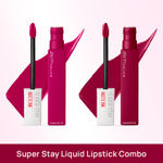Buy Maybelline New York Super Stay Matte Ink Liquid Lipstick, 120 Artist, 5 gm + 115 Founder 5 gm - Purplle