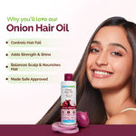 Buy Mamaearth Onion Hair Oil with Onion & Redensyl for Hair Fall Control - 200 ml - Purplle