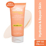 Buy mCaffeine Hydra Repair Sunscreen SPF 50 PA++++ with Ceramides & Kombucha Tea| UVA-UVB & Blue Light Protection, Lightweight, No White Cast - 50 ml - Purplle