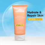 Buy mCaffeine Hydra Repair Sunscreen SPF 50 PA++++ with Ceramides & Kombucha Tea| UVA-UVB & Blue Light Protection, Lightweight, No White Cast - 50 ml - Purplle
