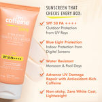 Buy mCaffeine Hydra Repair Sunscreen SPF 50 PA++++ with Ceramides & Kombucha Tea| UVA-UVB & Blue Light Protection, Lightweight, No White Cast - 50 ml - Purplle