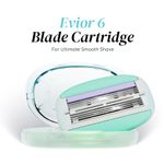 Buy LetsShave Evior 6 Body Razor Blade (Pack of 2) - Purplle