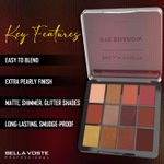 Buy Bella Voste Professional Eyeshadow - 12 in 1 Mesmerizing Colors Palette | Nude , Matte , Shimmer | Rich Colour | High Pi gmentation - BVES101 (15 gm) - Purplle