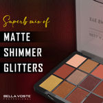 Buy Bella Voste Professional Eyeshadow - 12 in 1 Mesmerizing Colors Palette | Nude , Matte , Shimmer | Rich Colour | High Pi gmentation - BVES101 (15 gm) - Purplle