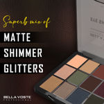 Buy Bella Voste Professional Eyeshadow - 12 in 1 Mesmerizing Colors Palette | Nude , Matte , Shimmer | Rich Colour | High Pi gmentation - BVES103 (15 gm) - Purplle