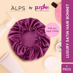 Buy Alps Goodness Satin Bonnet Cap I Frizz-Free Hair I For All Hair Types I Silky Soft Hair I Hair Protection I Moisture Retention - Purplle